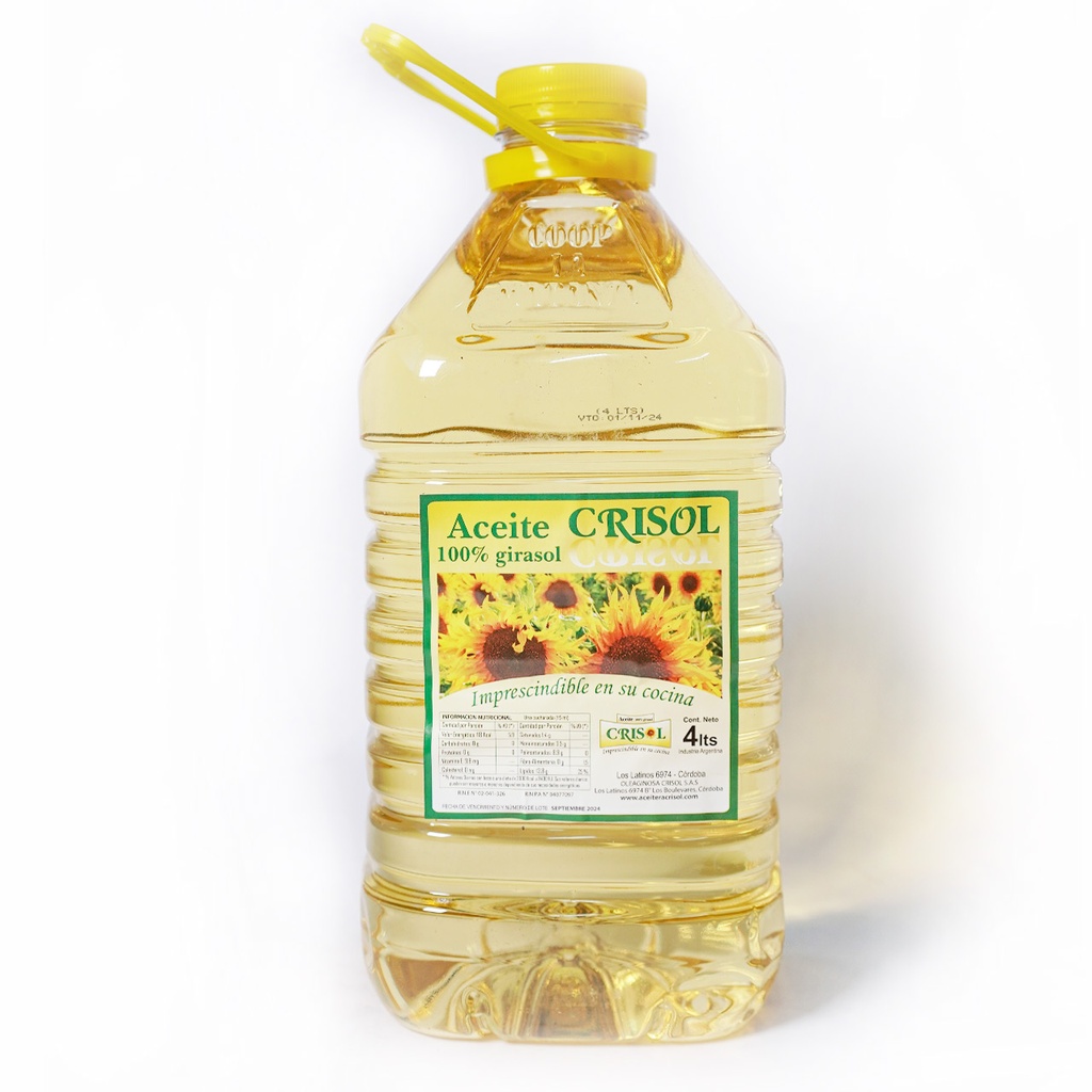 [AC - TC] Aceite de girasol - El Cortijo x 4 l 